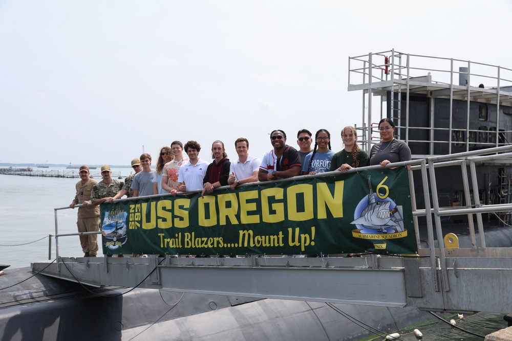 NUPOC Applicants Tour USS Oregon