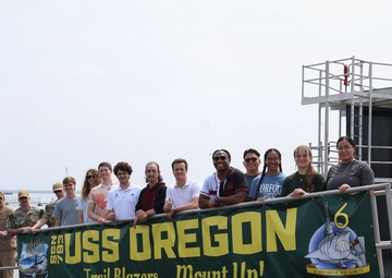 NUPOC Applicants Tour USS Oregon