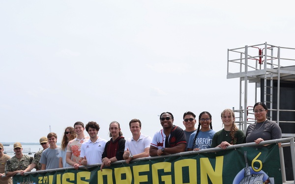 NUPOC Applicants Tour USS Oregon