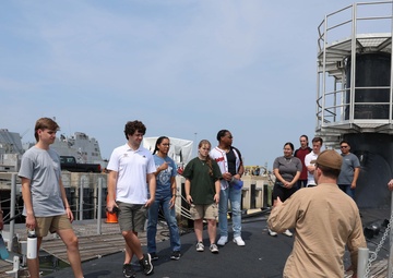 NUPOC Applicants Tour USS Oregon
