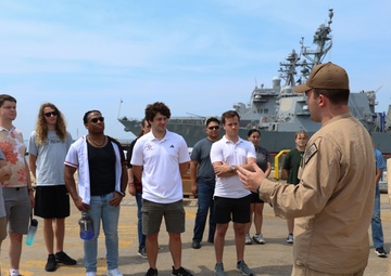 NUPOC Applicants Tour USS Oregon