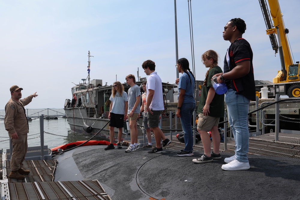 NUPOC Applicants Tour USS Oregon