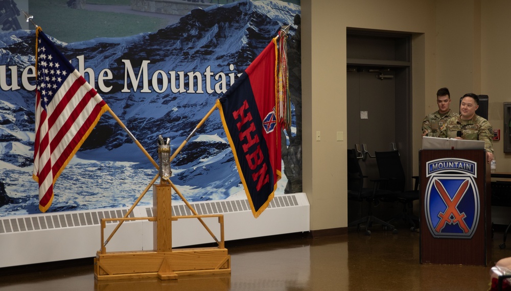 Headquarters Support Company, 10th Mountain Division (LI), Change of Command Ceremony