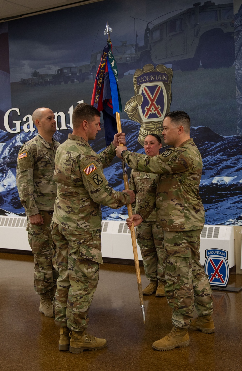 Headquarters Support Company, 10th Mountain Division (LI), Change of Command Ceremony