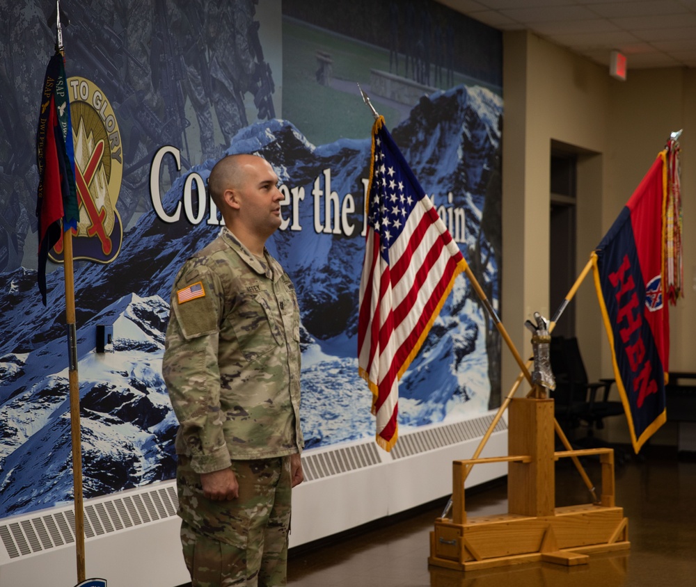 Headquarters Support Company, 10th Mountain Division (LI), Change of Command Ceremony