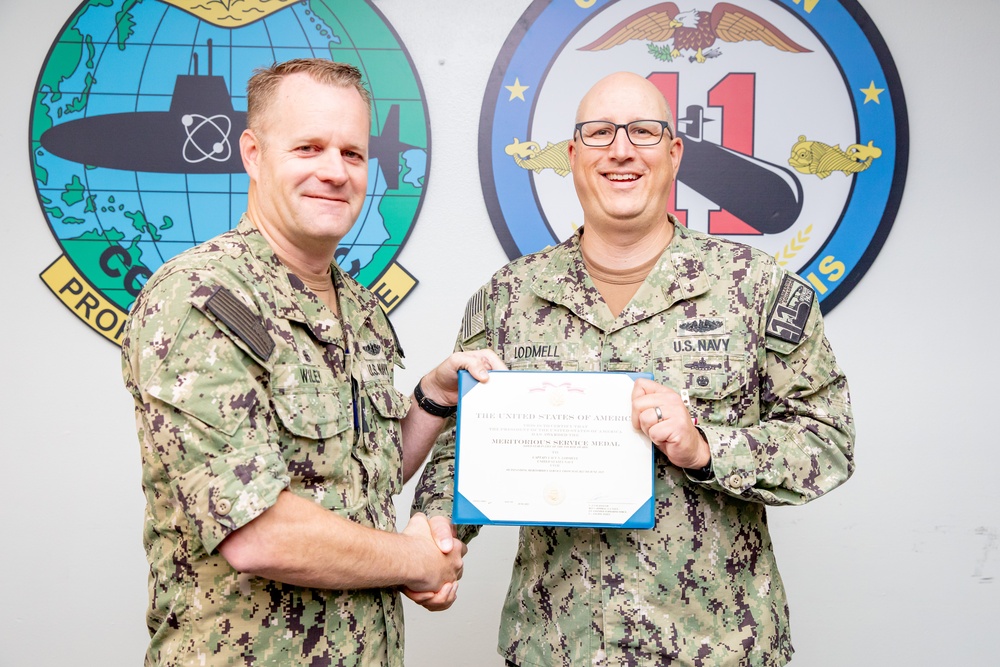 Commander, Submarine Squadron 11 Awards-At-Quarters