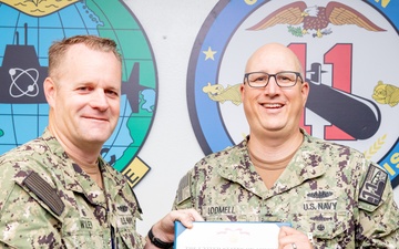 Commander, Submarine Squadron 11 Awards-At-Quarters