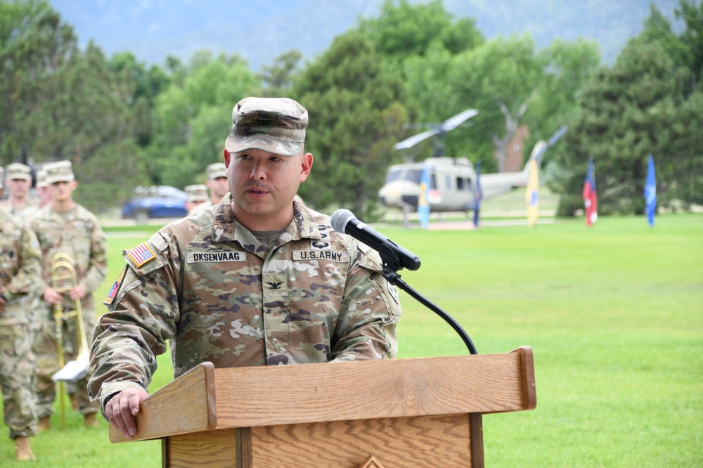 U.S. Army Garrison Fort Carson Change of Responsibility Ceremony