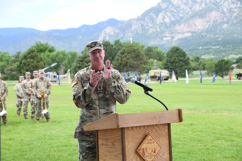 U.S. Army Garrison Fort Carson Change of Responsibility Ceremony
