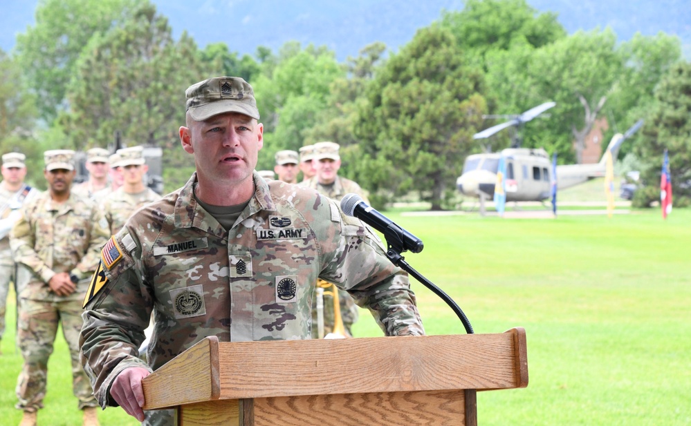 U.S. Army Garrison Fort Carson Change of Responsibility Ceremony