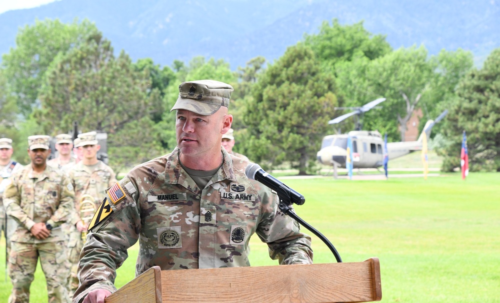 U.S. Army Garrison Fort Carson Change of Responsibility Ceremony