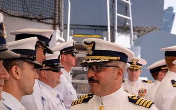 Coast Guard Cutter Argus holds change of command ceremony
