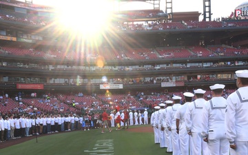 Future Sailors and NTAG Mid-America visit Busch Stadium