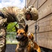 Rappelling with man's best teammate