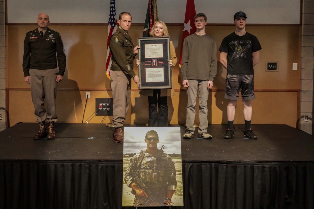 Staff Sgt. Bryan Black Posthumously Awarded the Silver Star