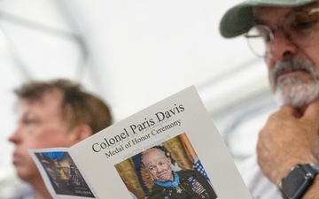 MOH recipient Paris Davis inducted to AMC Museum Hall of Heroes