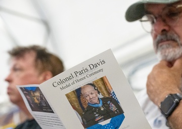 MOH recipient Paris Davis inducted to AMC Museum Hall of Heroes