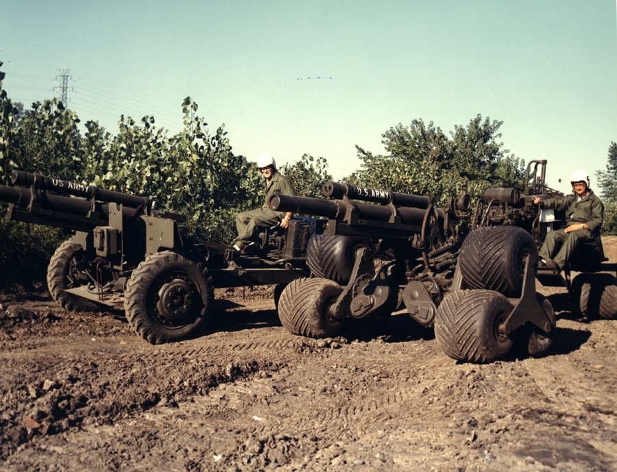 105 mm Howitzer Prototypes at Proving Grounds