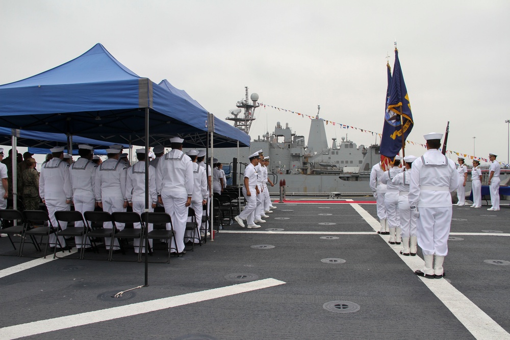 USS Montgomery (LCS 8) Conducts Change of Command