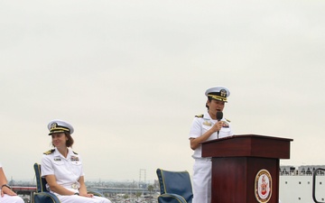 USS Montgomery (LCS 8) Conducts Change of Command