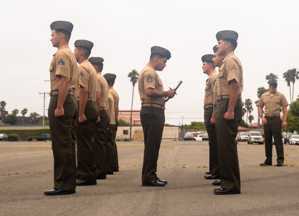 15th MEU Conducts Uniform Inspections