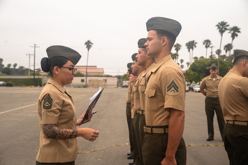 15th MEU Conducts Uniform Inspections