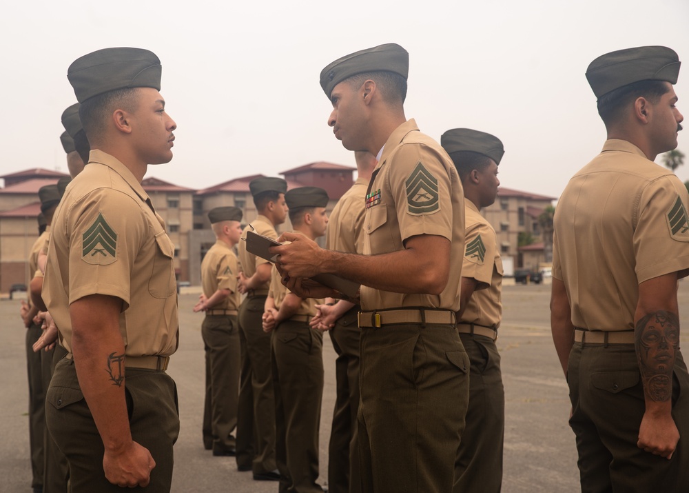15th MEU Conducts Uniform Inspections