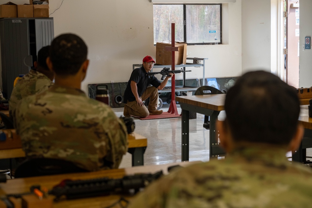 647 SFS qualify Airmen on M4 carbine rifles
