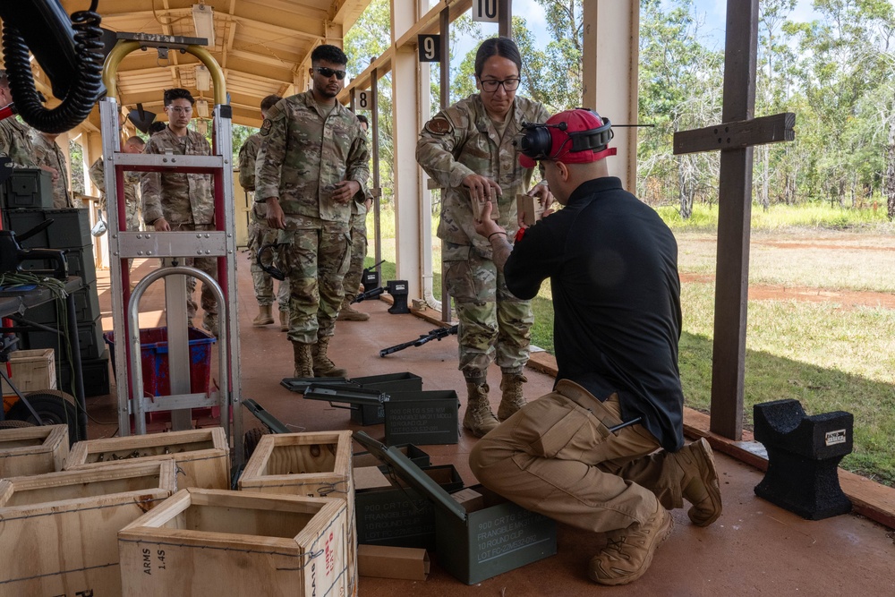 647 SFS qualify Airmen on M4 carbine rifles