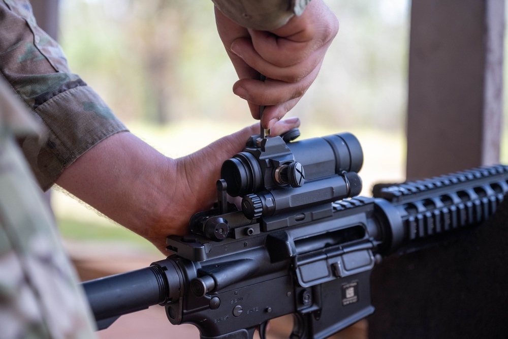 647 SFS qualify Airmen on M4 carbine rifles