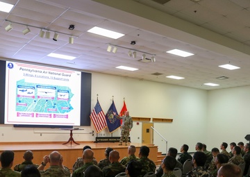U.S. Army War College international fellows visit Fort Indiantown Gap