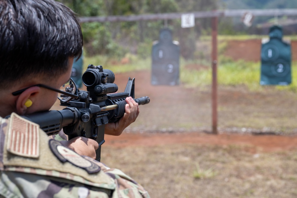 647 SFS qualify Airmen on M4 carbine rifles
