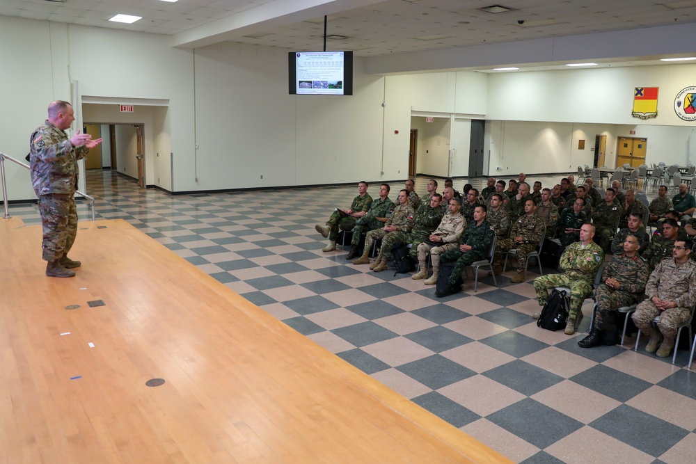 U.S. Army War College international fellows visit Fort Indiantown Gap