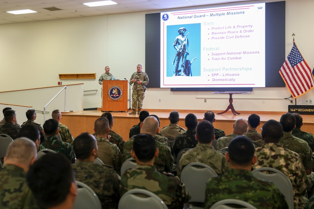 U.S. Army War College international fellows visit Fort Indiantown Gap