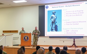 U.S. Army War College international fellows visit Fort Indiantown Gap