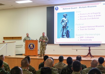 U.S. Army War College international fellows visit Fort Indiantown Gap