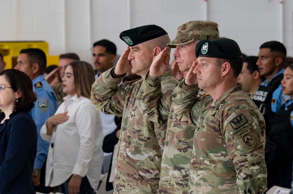 Col. Robert C. Snyder III takes command of Joint Task Force-Bravo during Change of Command ceremony