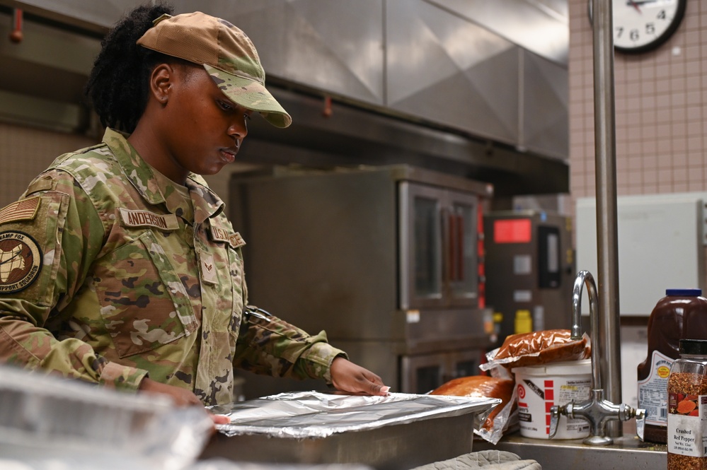 169th Force Support Squadron dining facility operations