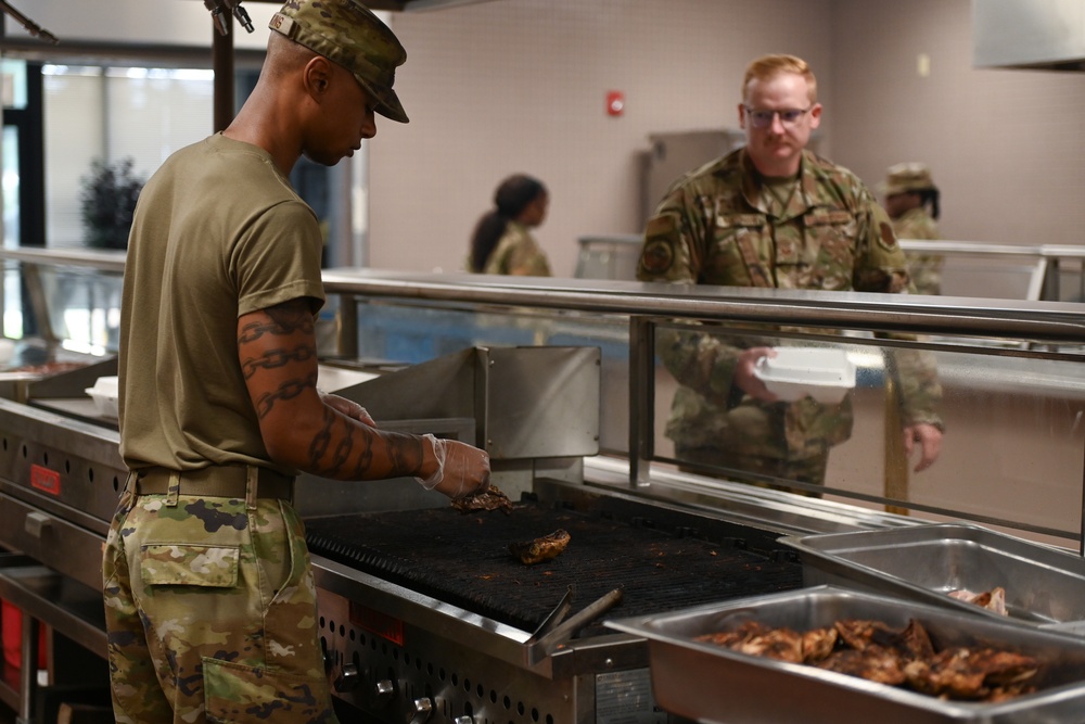 169th Force Support Squadron dining facility operations
