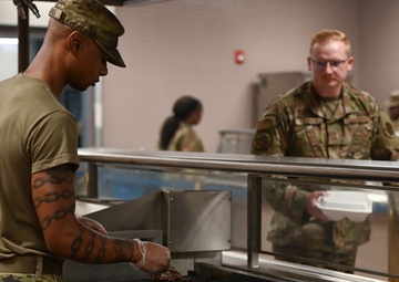 169th Force Support Squadron dining facility operations