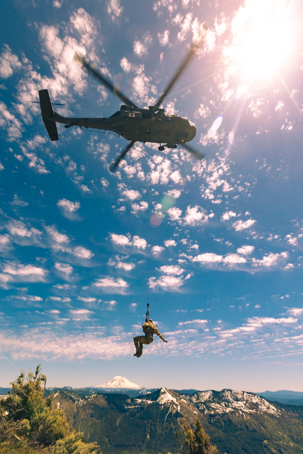 &quot;Rainier Dustoff&quot; to the Rescue: Washington National Guard aviators train for MEDEVAC missions on Mount St. Helens