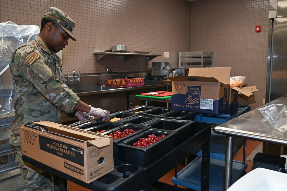 169th Force Support Squadron dining facility operations