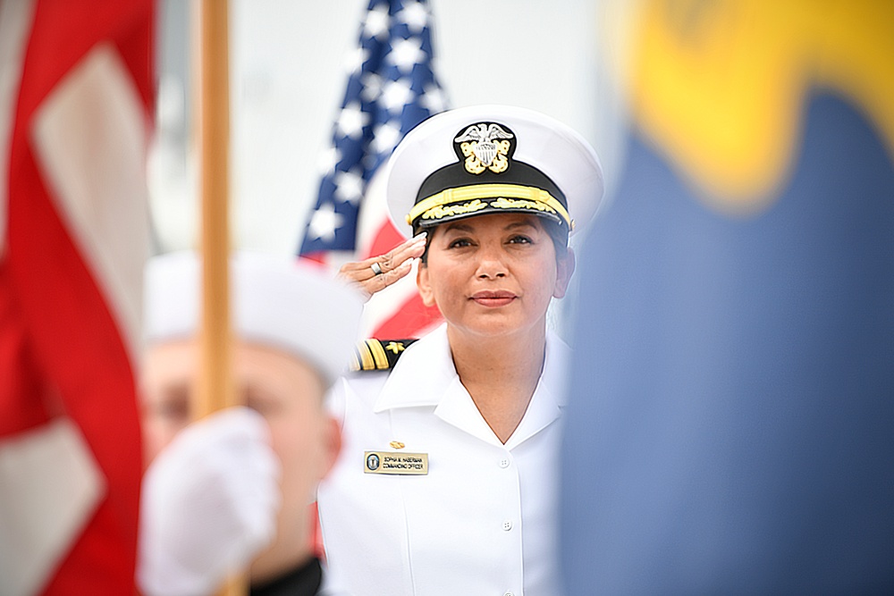 USV-1 welcomes new commanding officer onboard Port Hueneme