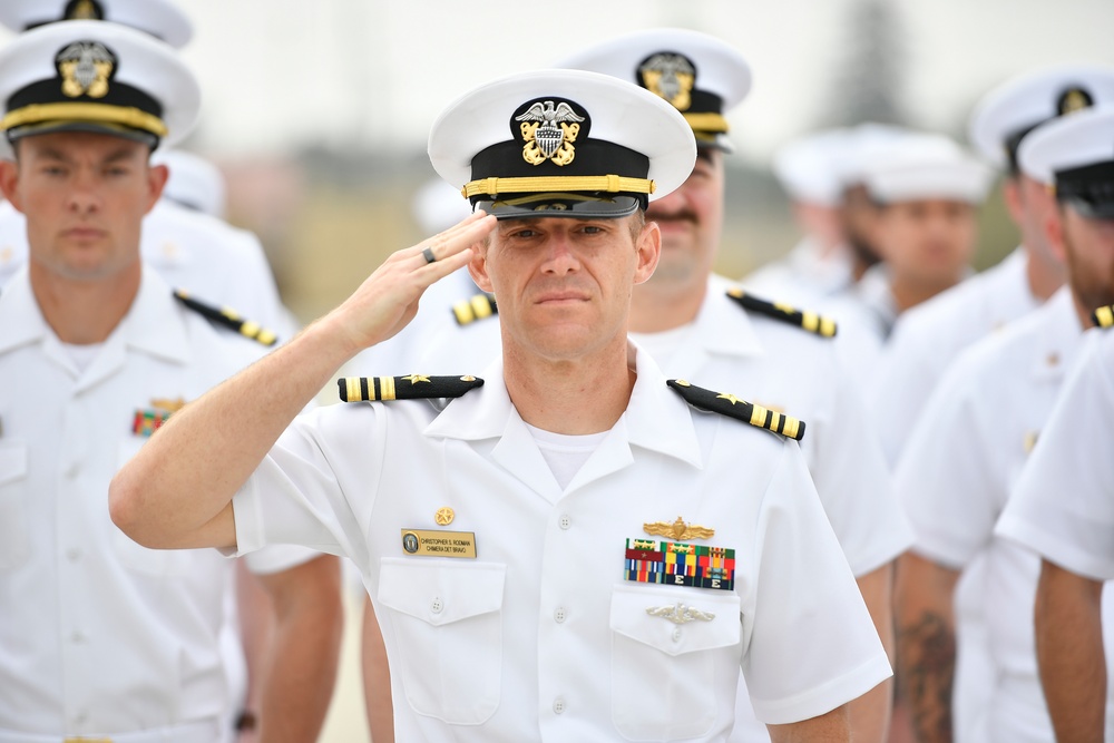 USV-1 welcomes new commanding officer onboard Port Hueneme