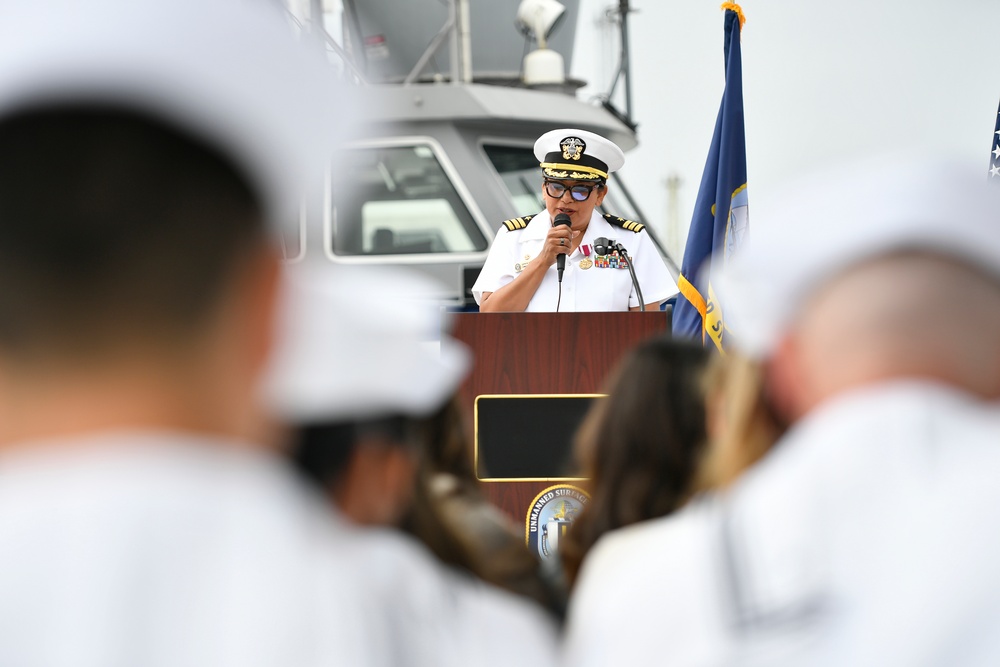 USV-1 welcomes new commanding officer onboard Port Hueneme