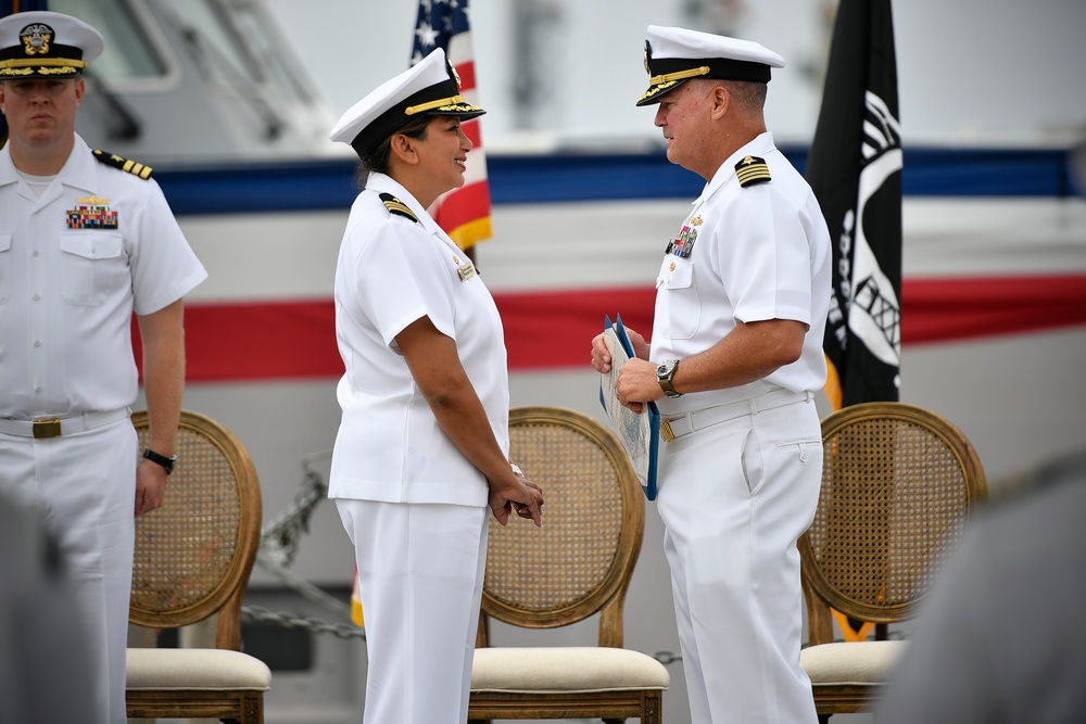 USV-1 welcomes new commanding officer onboard Port Hueneme