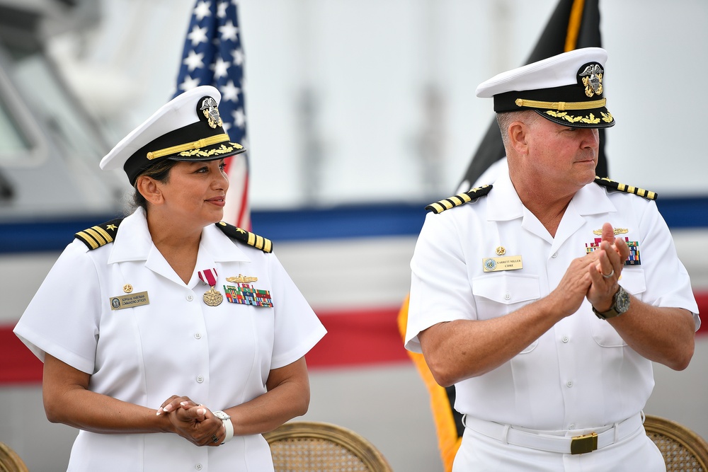 USV-1 welcomes new commanding officer onboard Port Hueneme