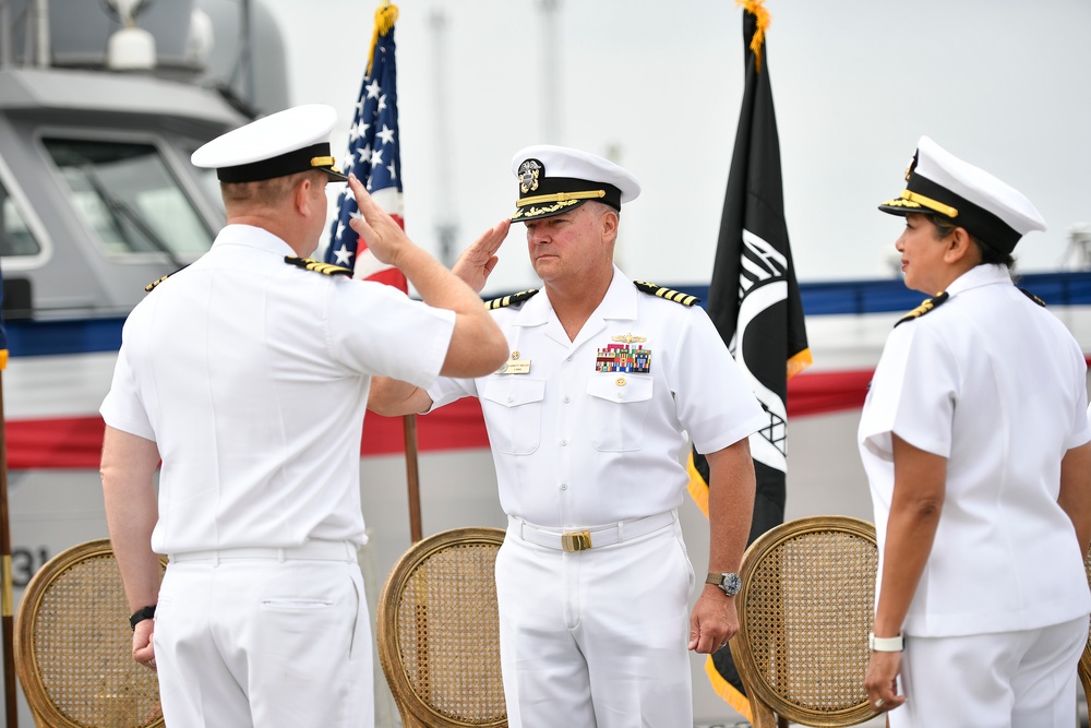 USV-1 welcomes new commanding officer onboard Port Hueneme
