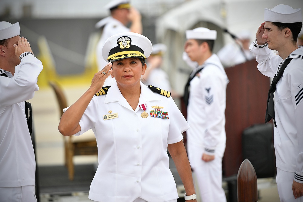 USV-1 welcomes new commanding officer onboard Port Hueneme