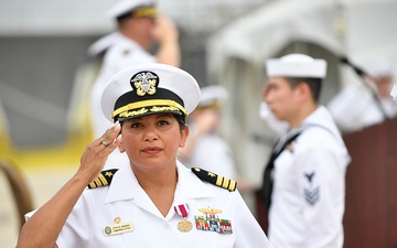 USV-1 welcomes new commanding officer onboard Port Hueneme